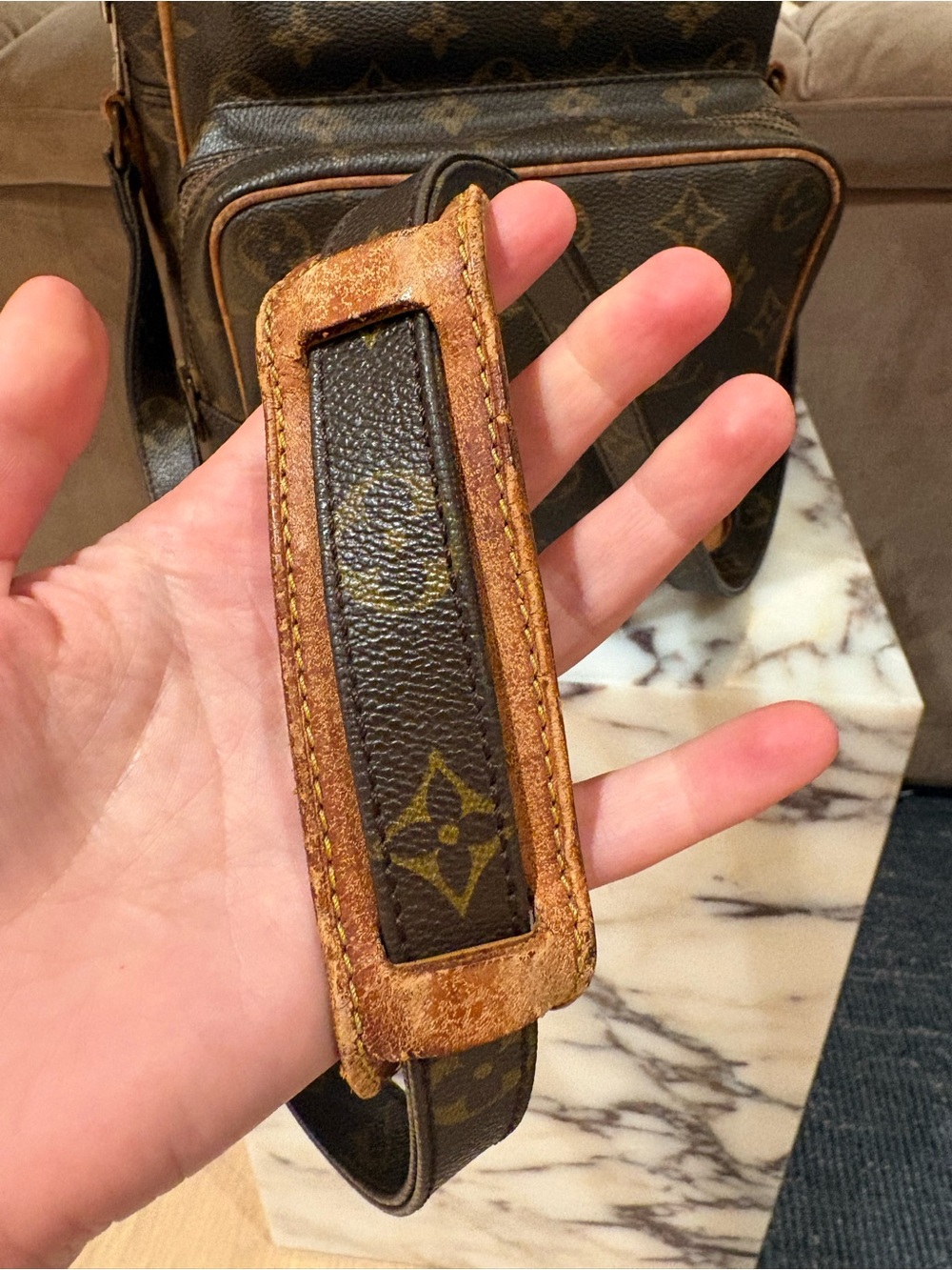 Vintage LV Monogram  PM Amazon messenger bag - Picture 12 of 17